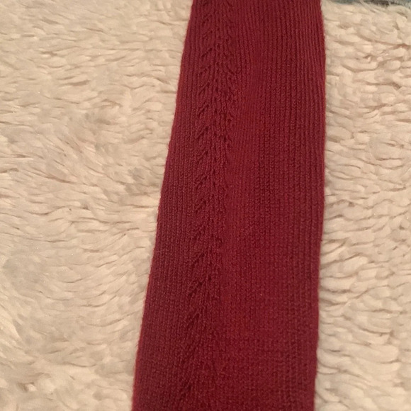 Condor tights open work crocheted pink lavender and aqua size 1 rust red size 2 - Picture 3 of 5